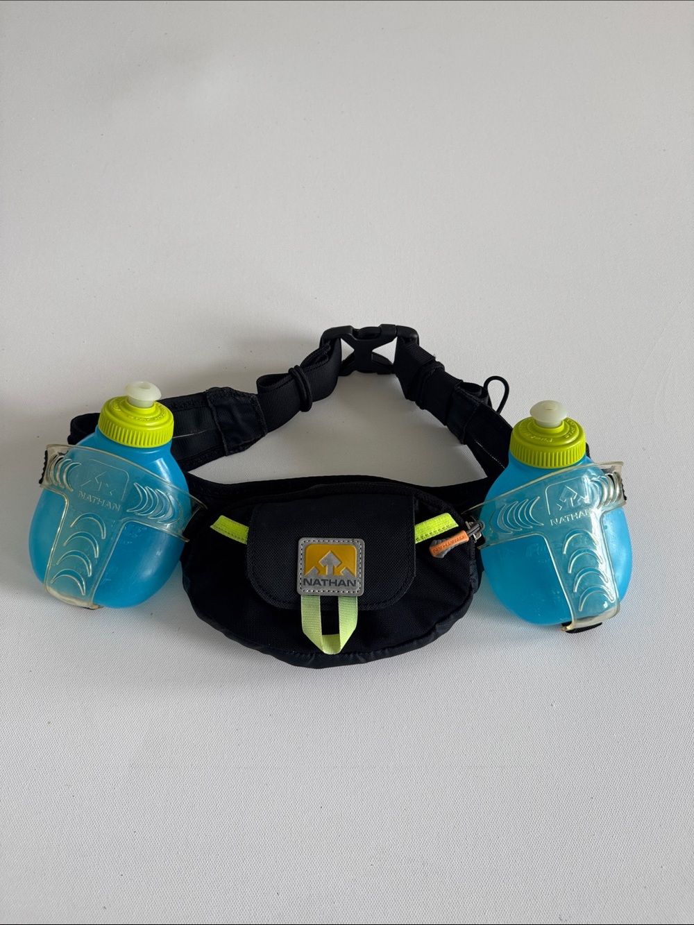 Nathan Hydration Waist Pack with Dual Blue Bottles